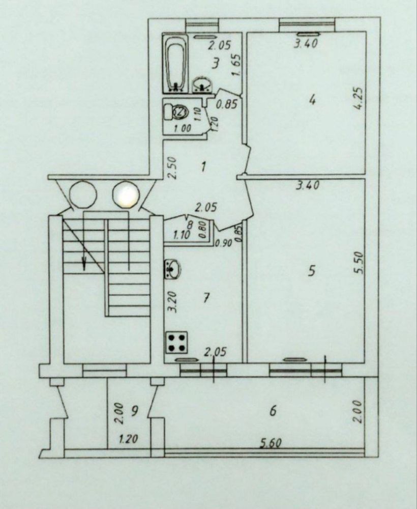 Продам квартиру 2х ком 77 серия IT парк, парк Ашхабад