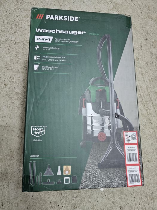 Aspirator injectie extractie parkside nou cu garantie 3 ani