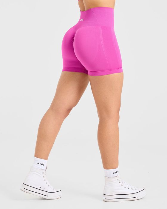 Nou! AYBL Empower Seamless Shorts - Magenta - Size S