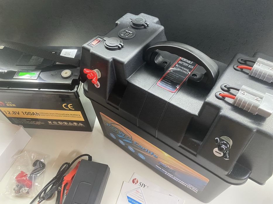 Преносима LiFePO4 Power Station 12.8V 100Ah + Smart Battery Box