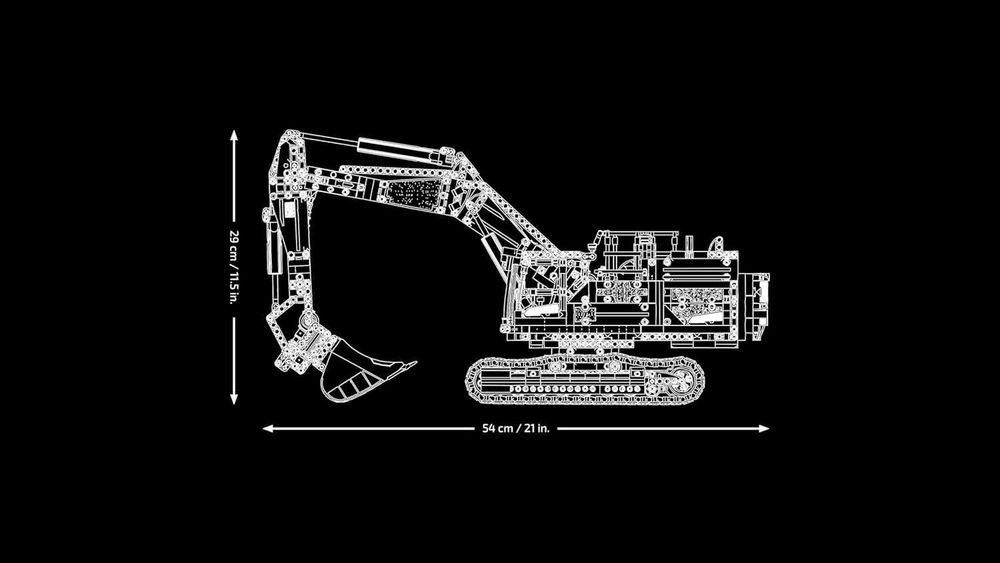 Конструктор LEGO Technic Volvo EC500 Hybrid Excavator! Оригинал LEGO!