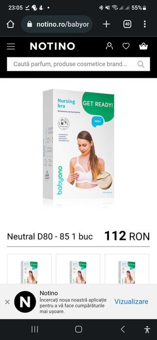 Get Ready Mom Nursing Bra
sutien pentru maternitate și alăptare