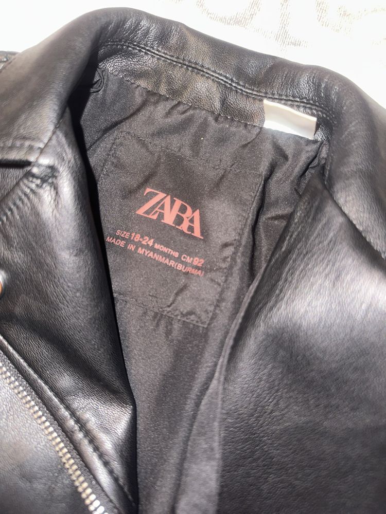 кожено яке zara зара