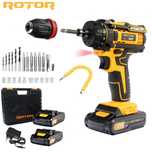 Trusa autofiletanta pe acumulator 21V ROTOR RCD21 + biti..