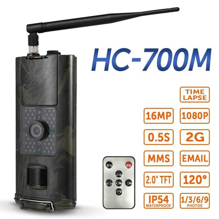 Нови Ловна камера 20MP Suntek HC 801M 700M 300M Ip66 1080P 120 градуса
