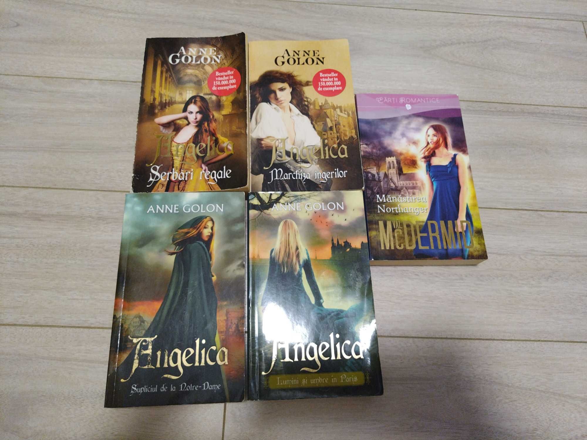 De vanzare seria Angelica - 4 volume si Manastirea Northanger