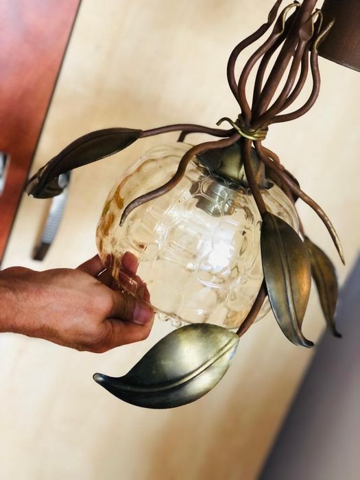 Mid century lampa pendul lustra vintage