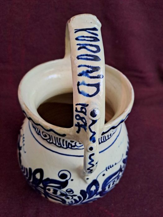 ceramica Korond semnat Ilyes M datat 1987