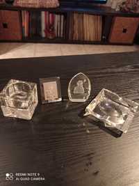 Lot 4 obiecte cristal și sticla