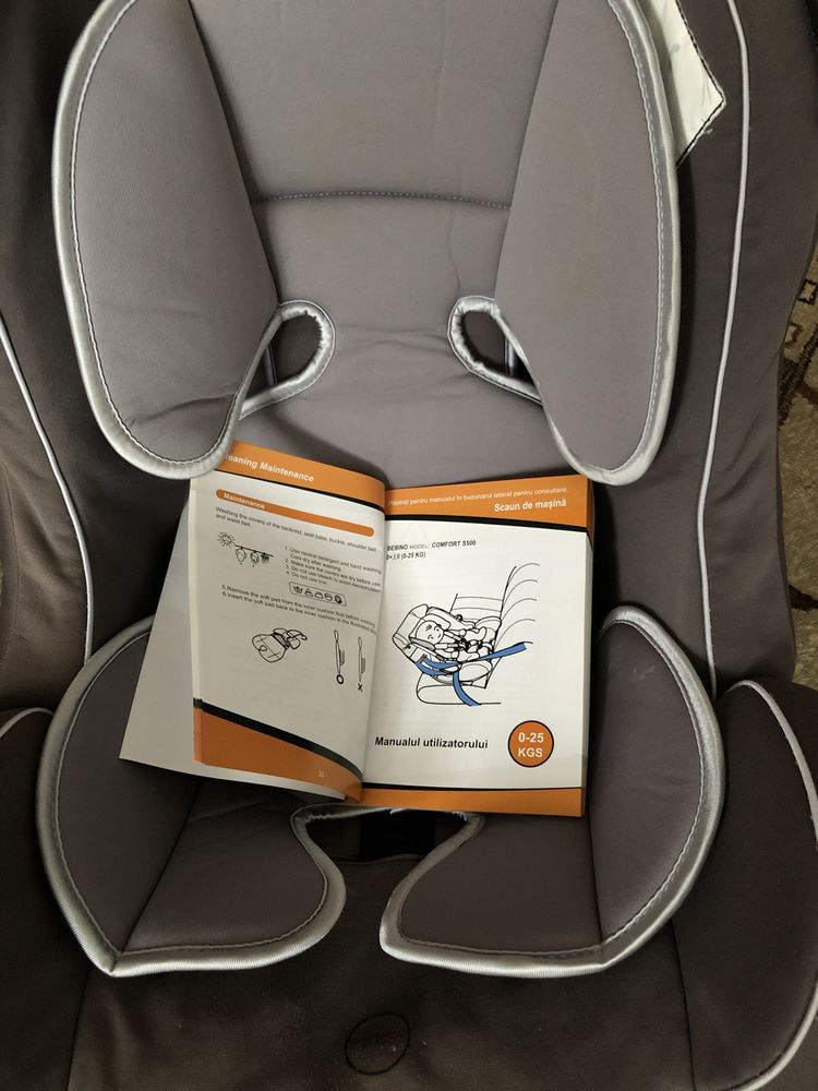 Scaun auto bebe/copii, poziție ajustabilă