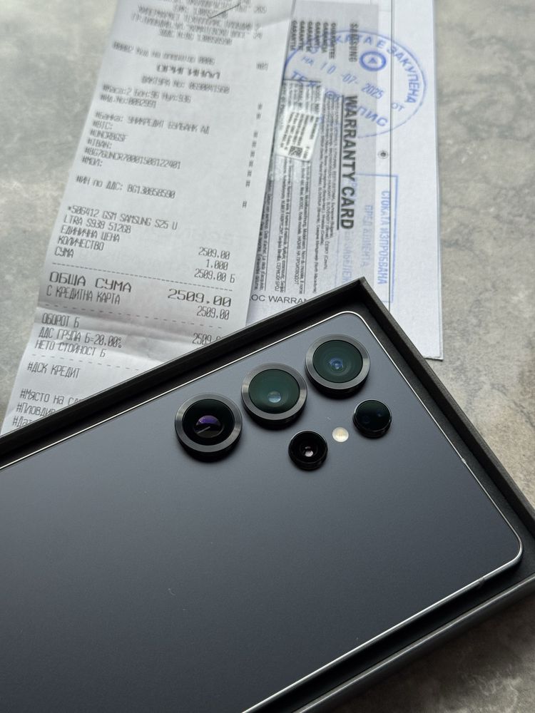 НОВ! Samsung S25 Ultra 512GB ГАРАНЦИЯ!