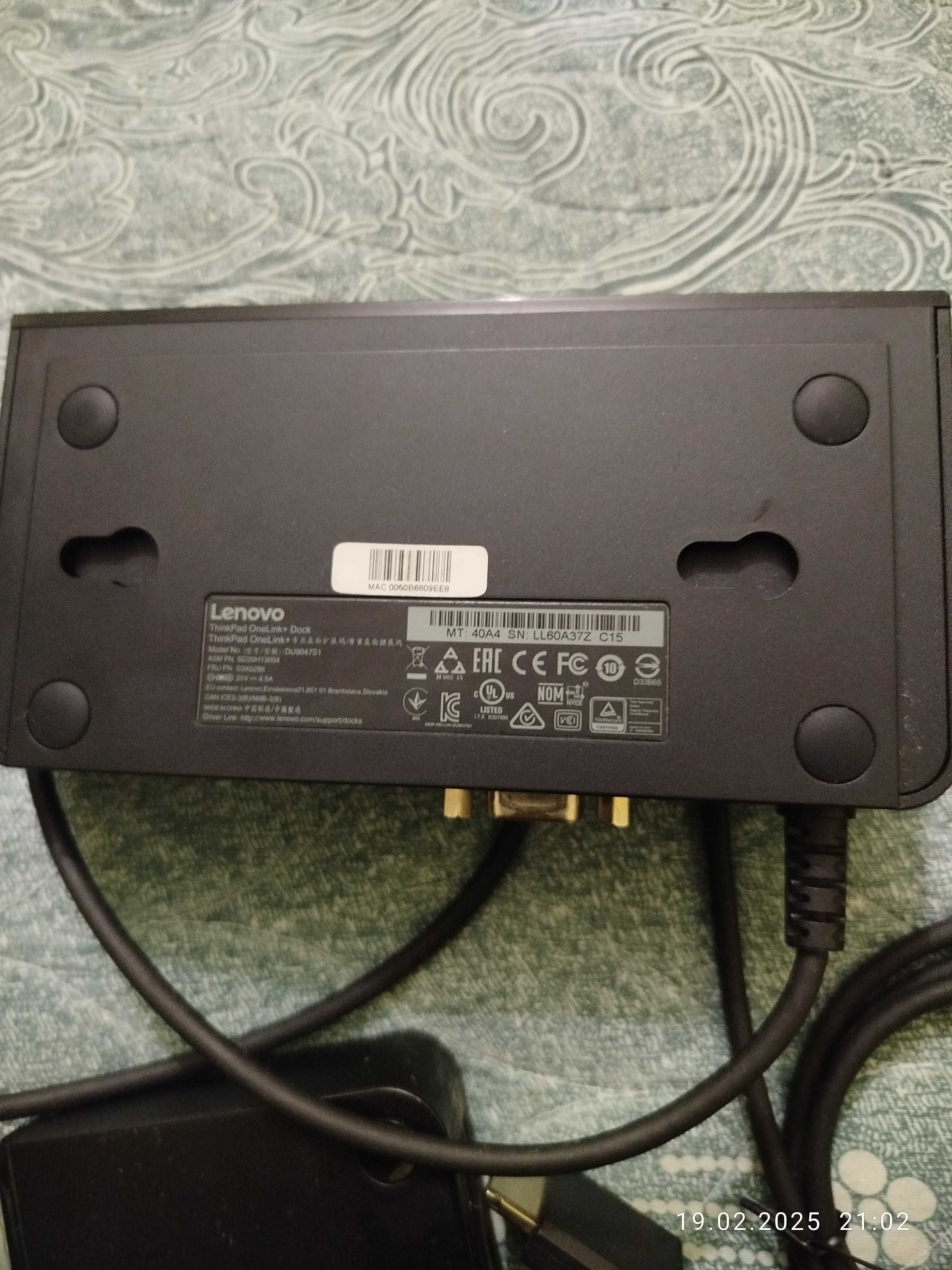 Lenovo ThinkPad OneLink+ док станция