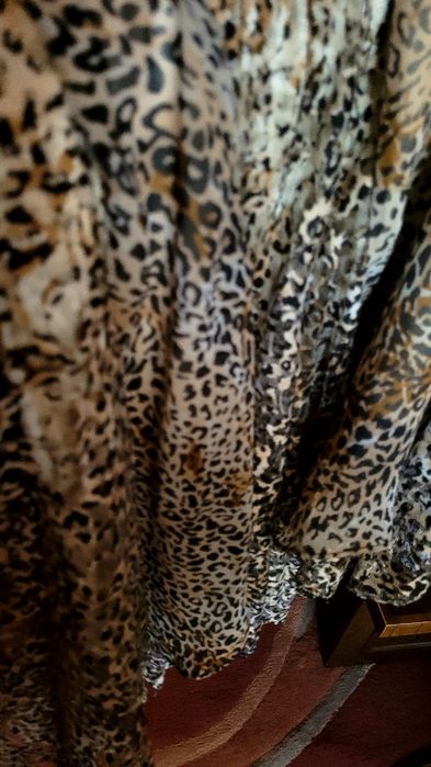 Дамска рокля с леопардов принт