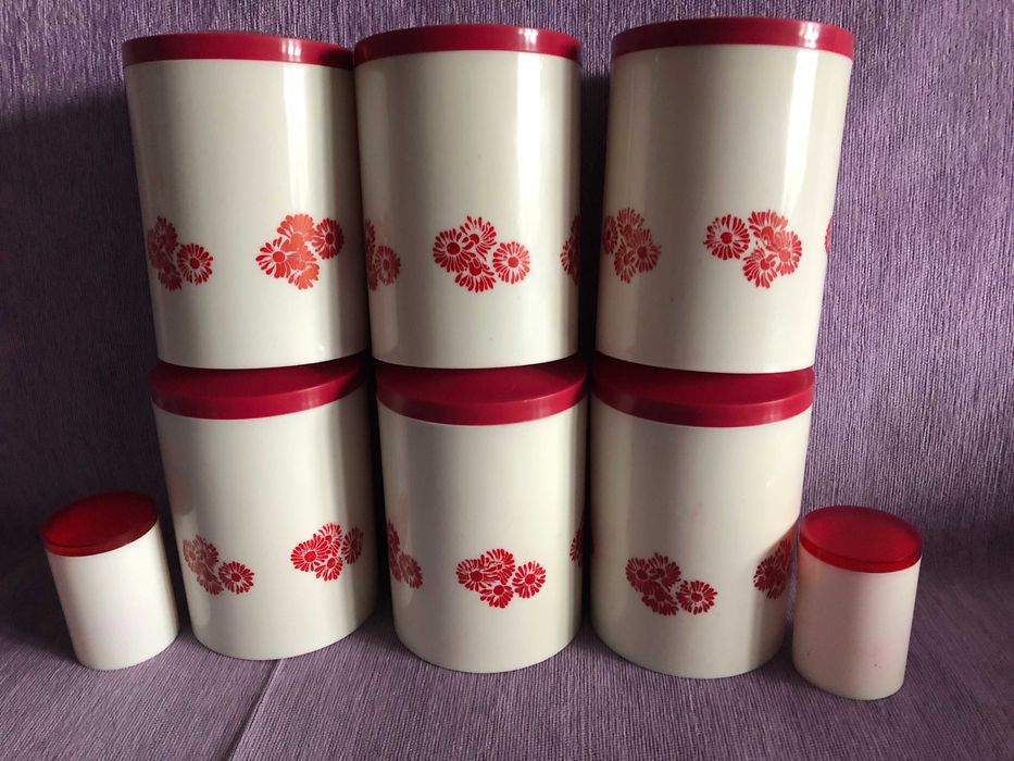 Lot de 8 cutii din plastic pentru alimente