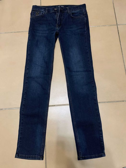 Blugi originali Off White nepurtati 164 cm