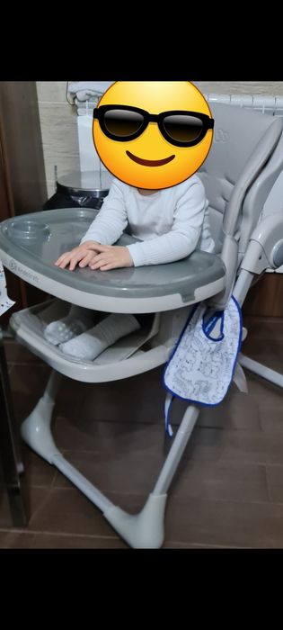 Vand carut GreenTom 2 in 1+ scoica corsa, scaun cu măsuță, leagăn elec