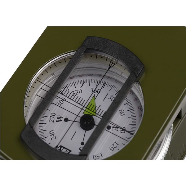 Busola metalica de navigatie, IdeallStore®, Verde