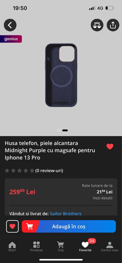 Husa iphone 13 Pro, cu magsafe, Purple