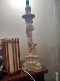 Lampadar veioza vintage , inaltimea corp 57 cm ((cu fasung+bec -71 cm)