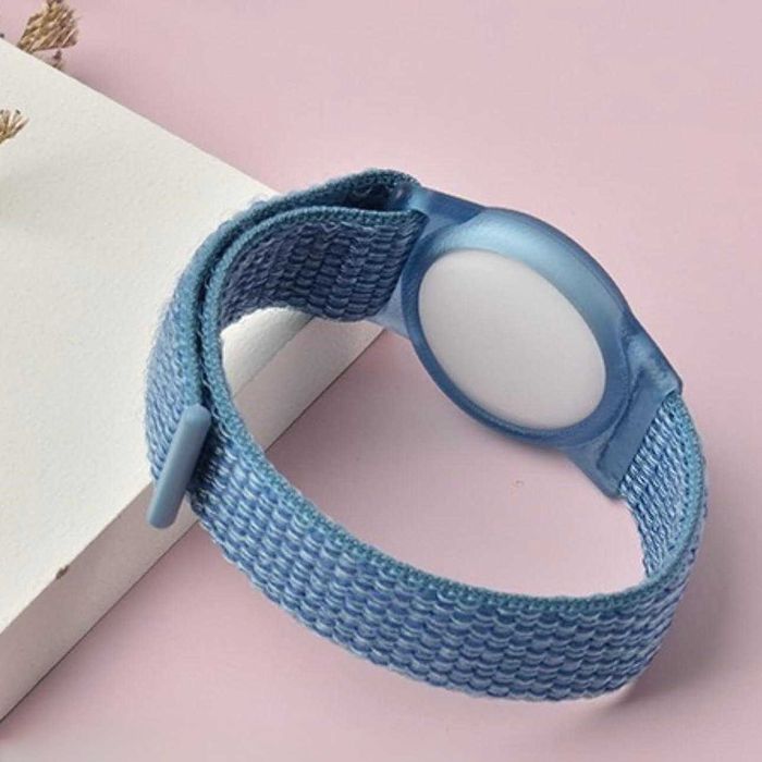 Детска найлонова гривна с велкро за Apple AirTag или друг GPS тракер