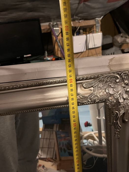 Oglinda rama argintie 70x90 (nou)