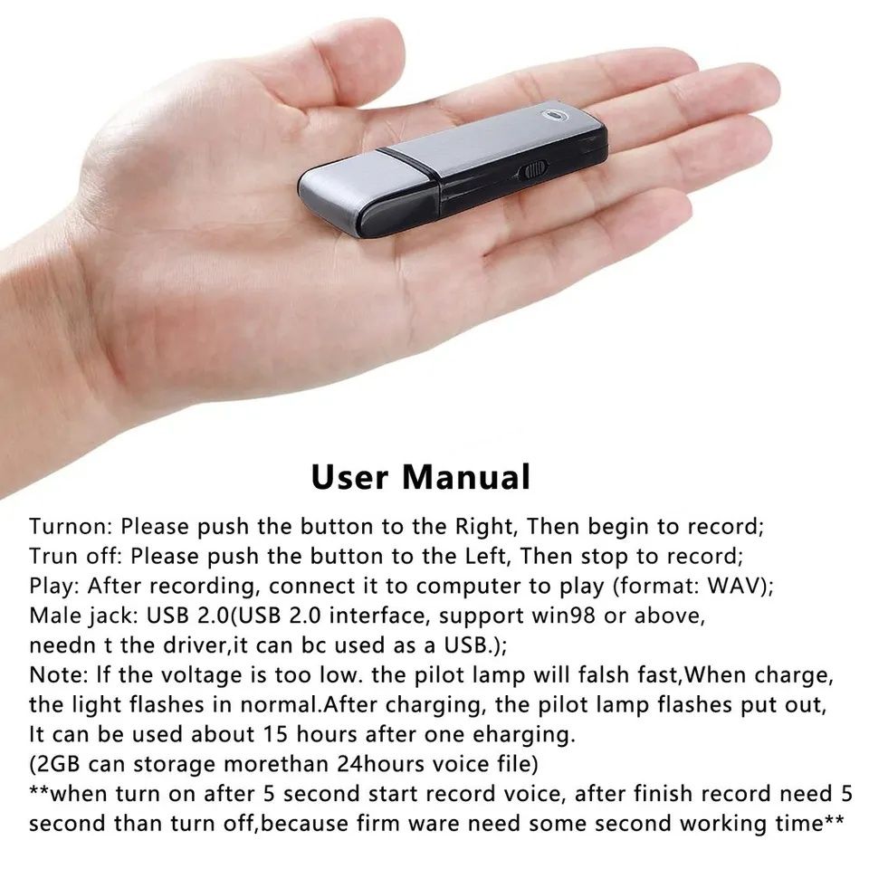 Mini usb Voice recorder