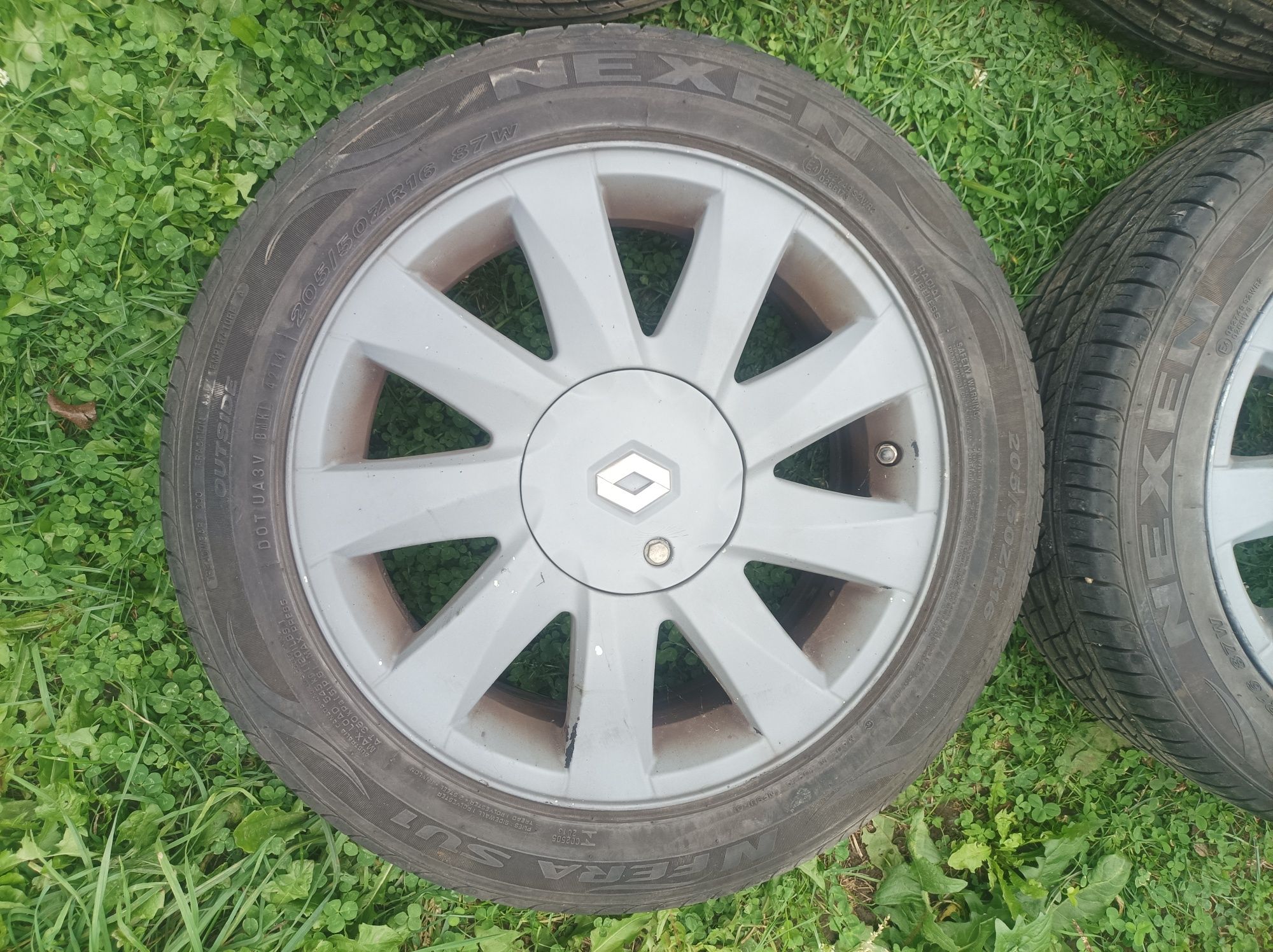 Set jante aliaj cu anvelope 205 55 R16 ZR Renault Megane 2 Scenic 2