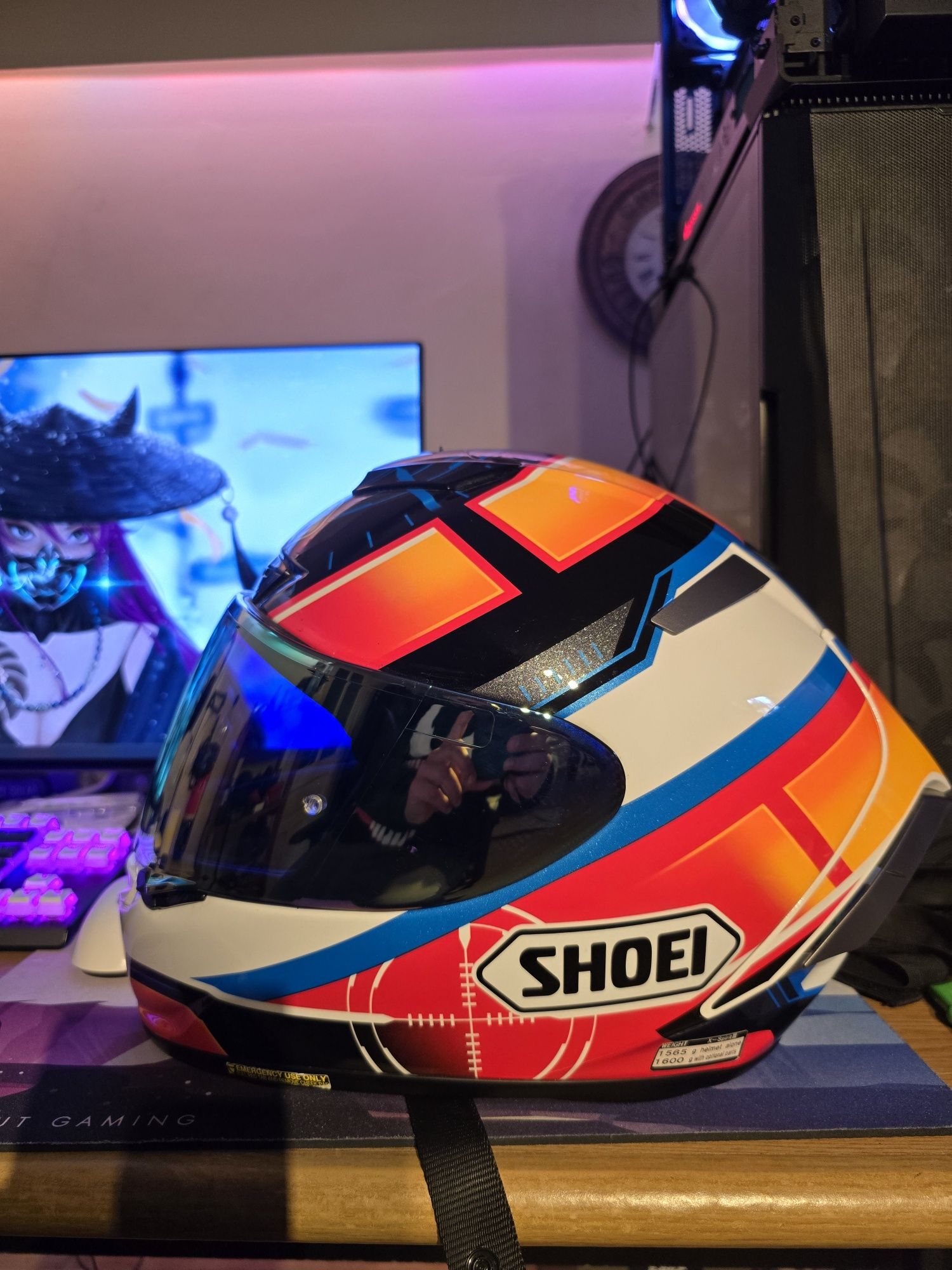 Cască moto Shoei X-Spirit 3 De Angelis TC1 mărimea XL