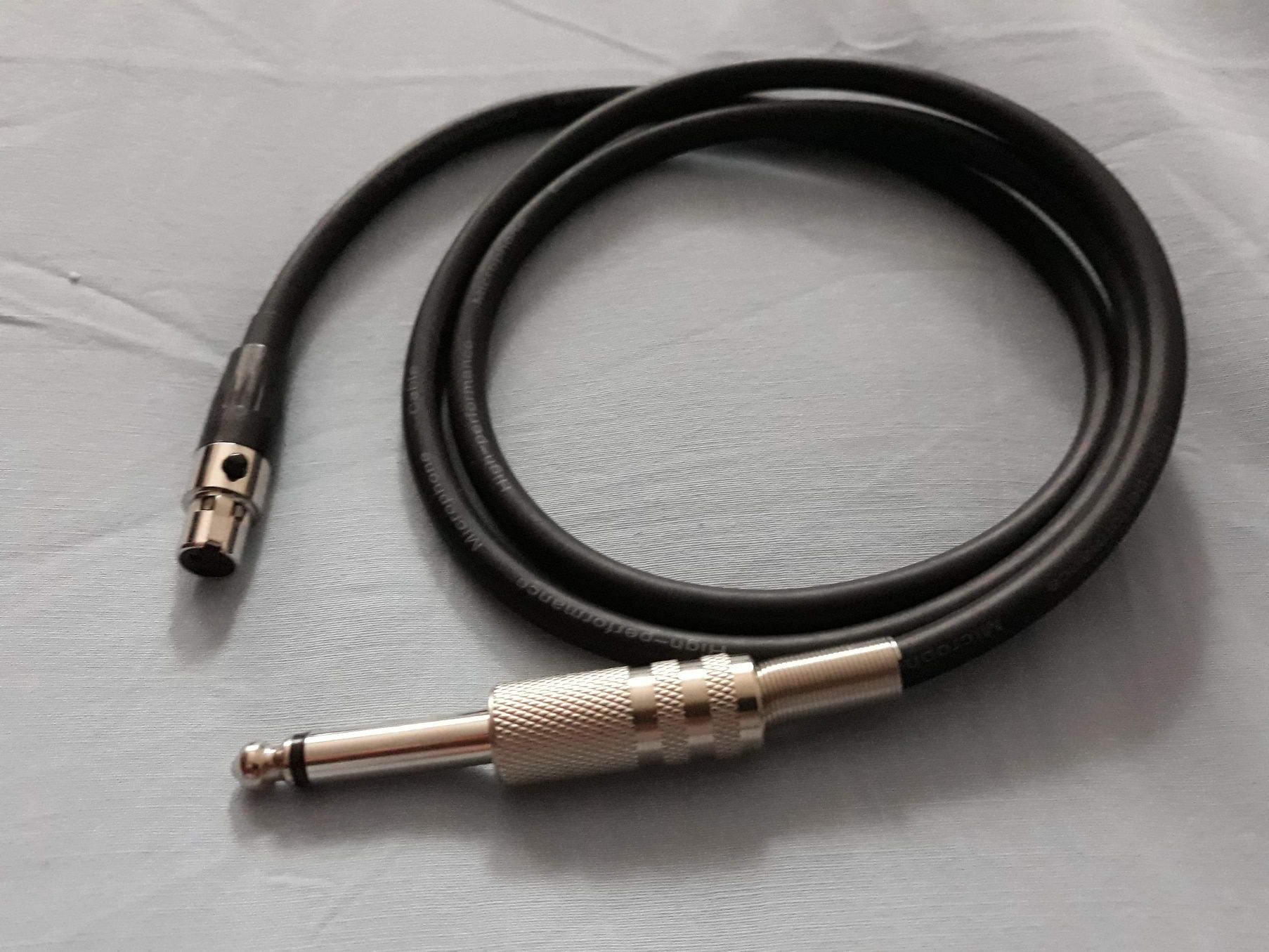 Cablu mini XLR cu 3/4 pini la jack 6.3mm AKG/SHURE + Sennheiser CI 1N