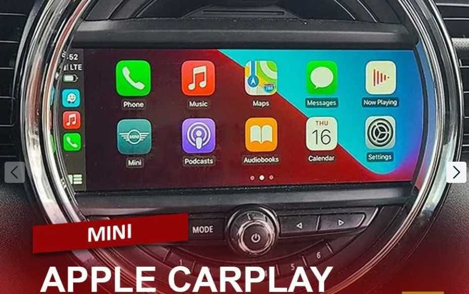 MINI Apple CarPlay Activation, Android Mirroring și Hărți Europa 2025