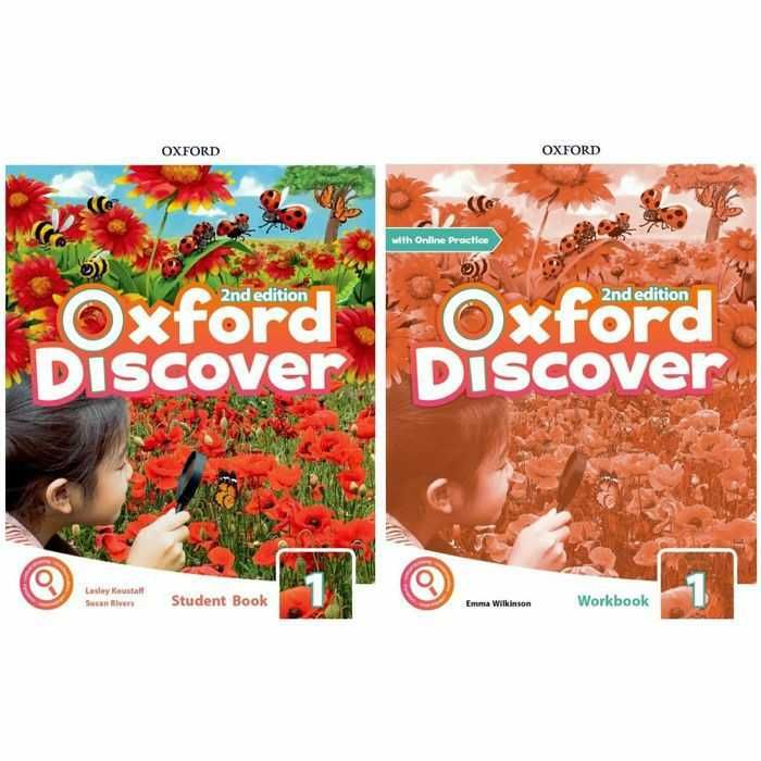 Доставка. Oxford discover 2nd edition 1-6 часть, student book+workbook