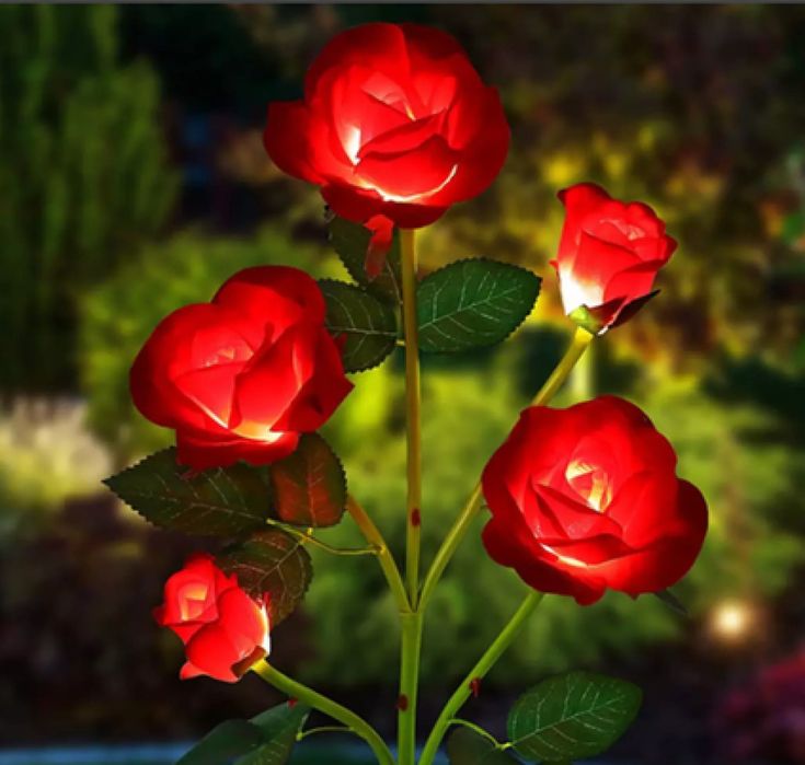 Соларна лампа Роза