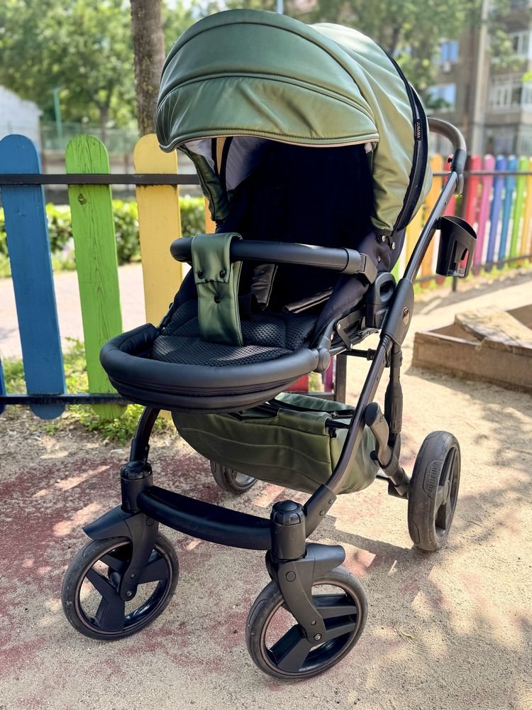 Полска детска количка Junama FLUO 3в1  – Качество, Комфорт, Стил