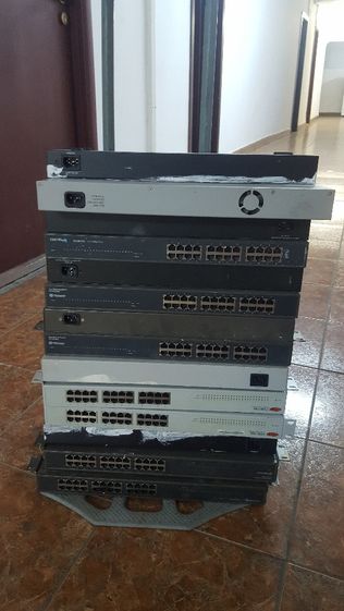 Switch megabit Trednet Allied Telesyn Corega 24 port