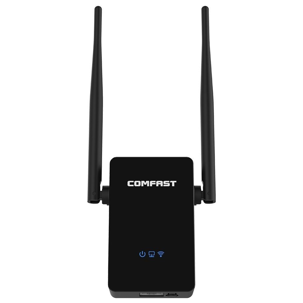 Wi-Fi усилвател COMFAST 300mbps удължител на обхват Двойна антена