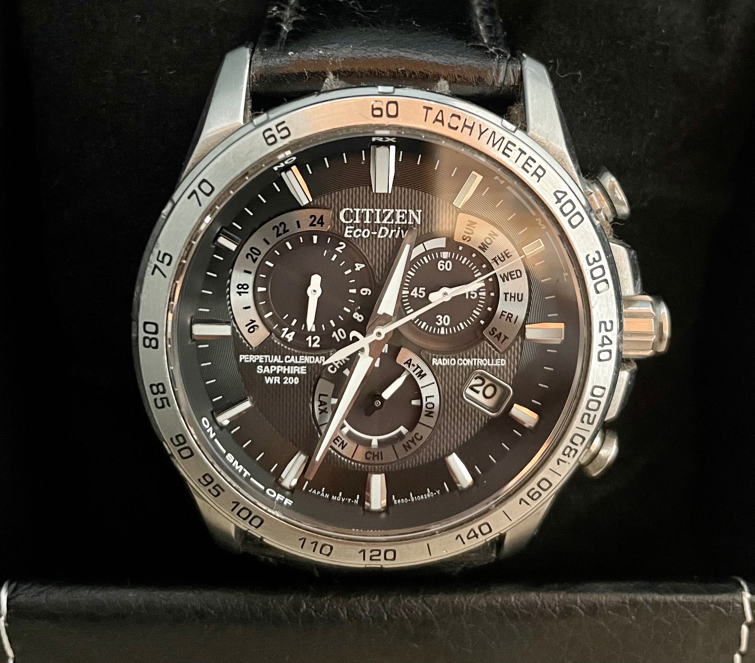 Мъжки часовник Citizen Eco-Drive Men's Perpetual Chrono A.T