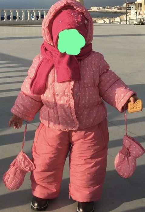 Комбинезон зимний для девочек