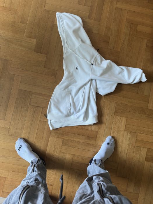 Polo Ralph Lauren zipper бял размер М
