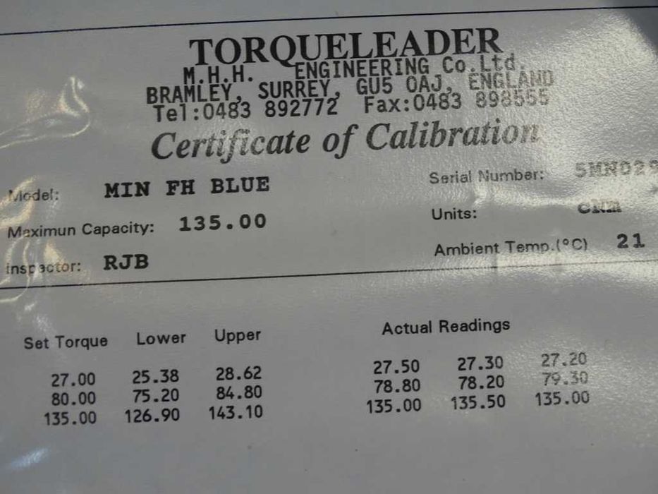 Динамометрична отвертка TORQUELEADER MIN FH Blue 015200