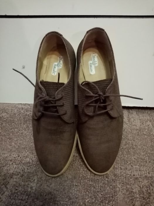 Pantofi dama piele naturala intoarsa