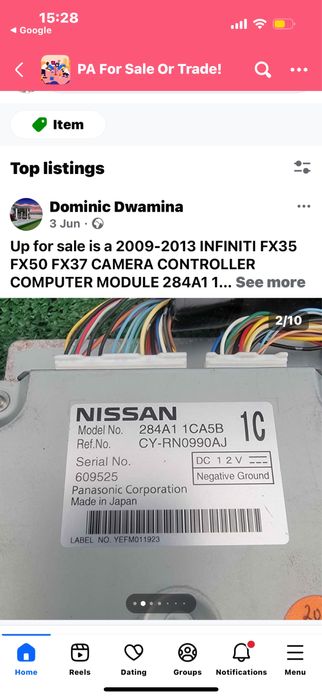 Доставка Ел . части !Блок управление парктроник камери Инфинити