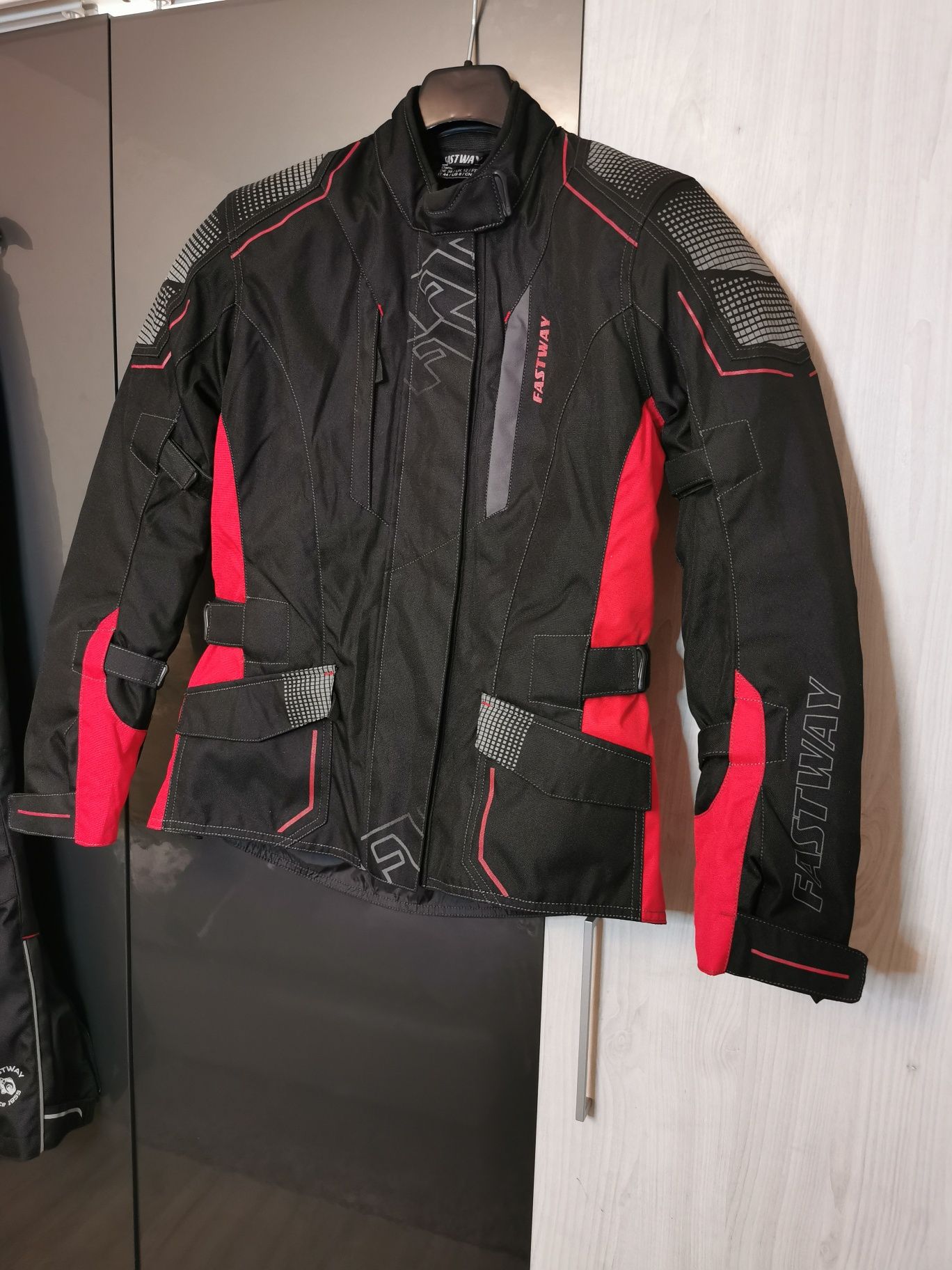 Costum/combinezon moto textil dama/femei FastWay mărime S/M 38/19