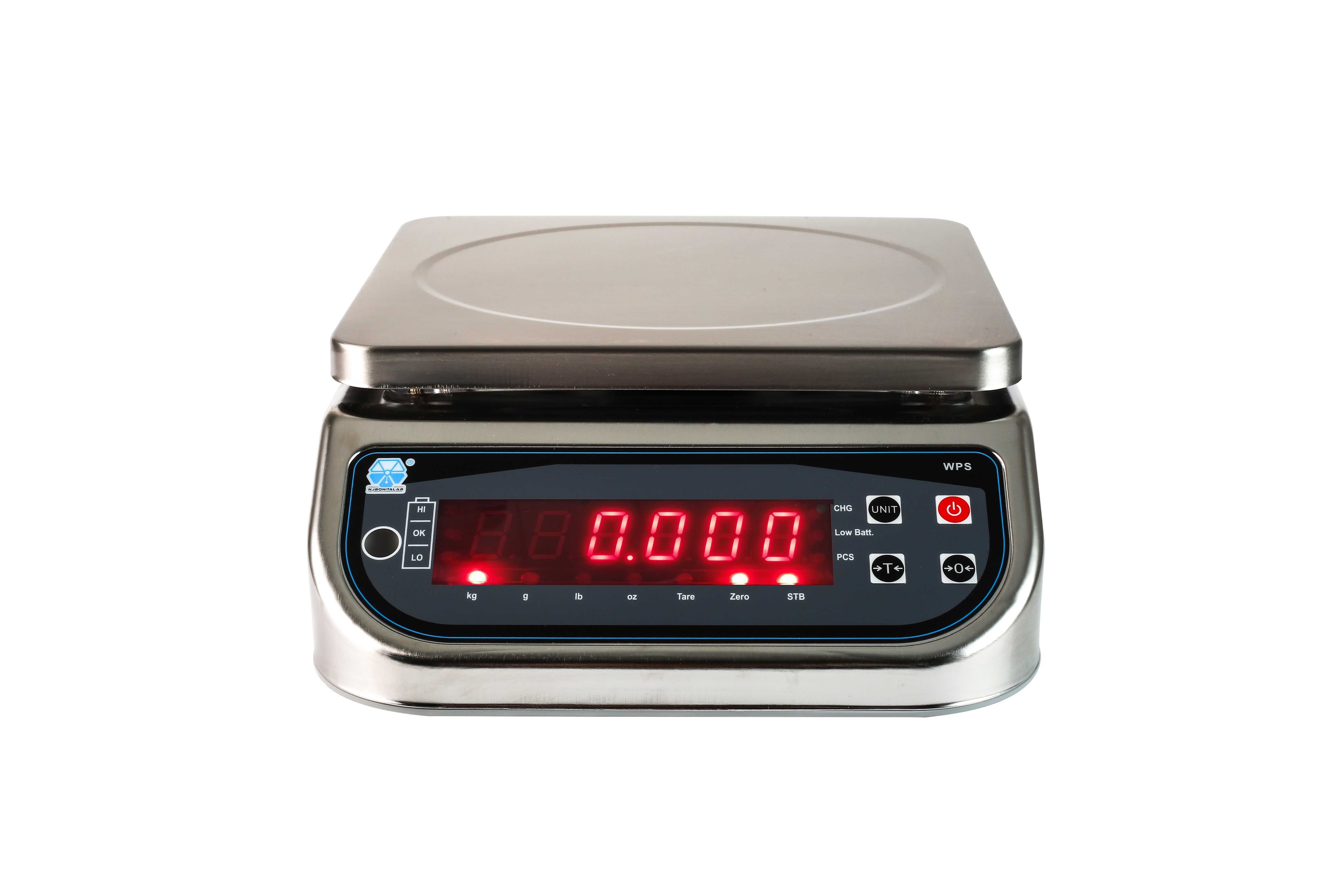 Влагозащищенные весы WPS-6K2  макс=6kg, d=2g.