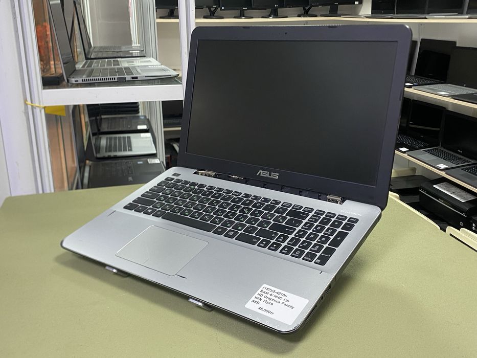 Ноутбук ASUS i5-4210U/4GB/1TB HDD работает только от розетки