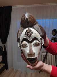 Mască africana Punugabon foarte veche autentică