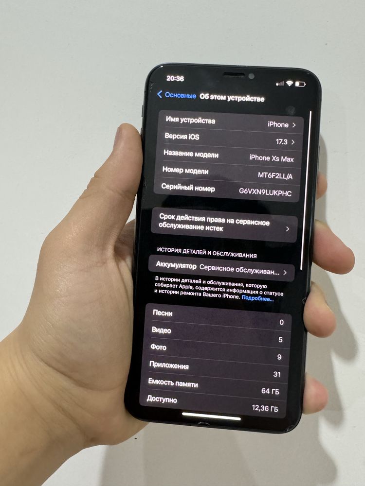 Iphone xs max  sotiladi