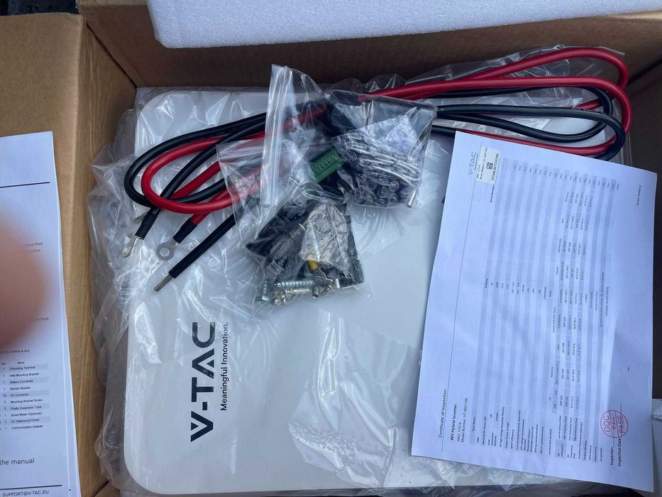 Хибриден инвертор 6кW V-TAC Чисто нови