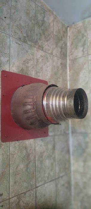 Coș centrală inox și bazin pentru peleți