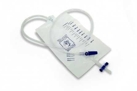 Мочеприемник стерильный 750 мл Biocare®с ремешками и трубкой 30 см.