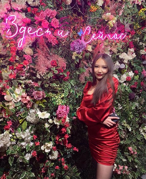 Красное платье ETIKA fashion, made in turkey